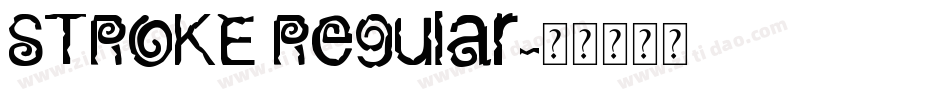 STROKE Regular字体转换